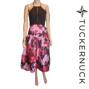 Tuckernuck Cerise Blossom Lace Jacquard Joss Dress NWT XS